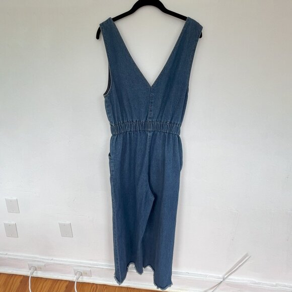 Ray Cassin Denim Sleeveless Jumpsuit Size Medium - Picture 3 of 3